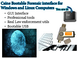 CAINE Computer IT Digital Forensics Investigation Utility - Bootable Live USB