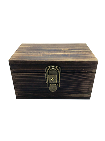 Memory Drive Organizer USB Storage Box - Wood - 12 slots