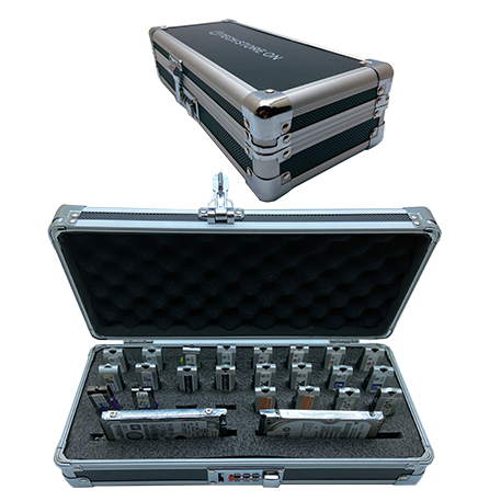 Memory Drive Storage Organizer Case - Wood - 24 slots