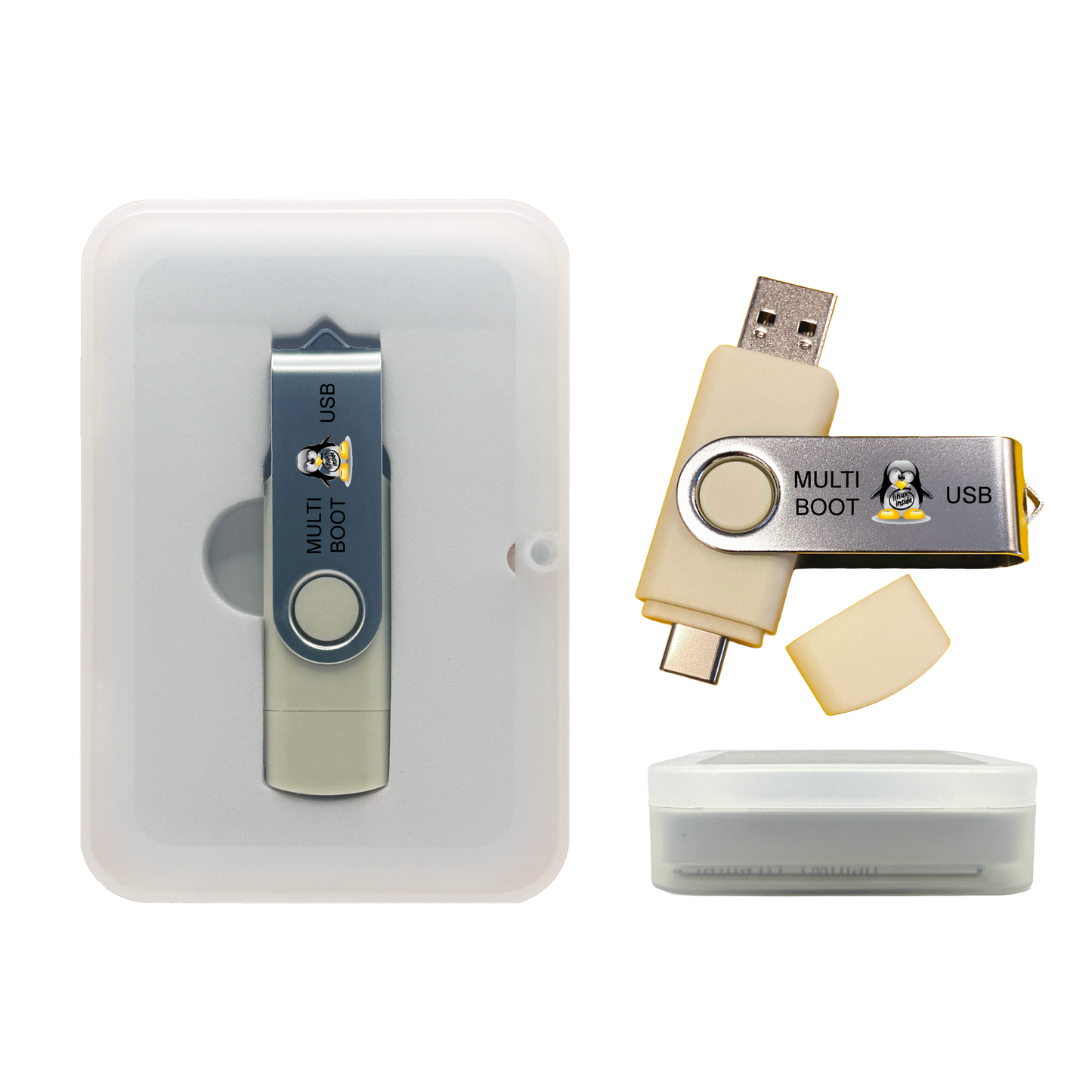 Linux 8-in-1 Multi-Boot USB [32GB] – Best Linux OS Collection for PC