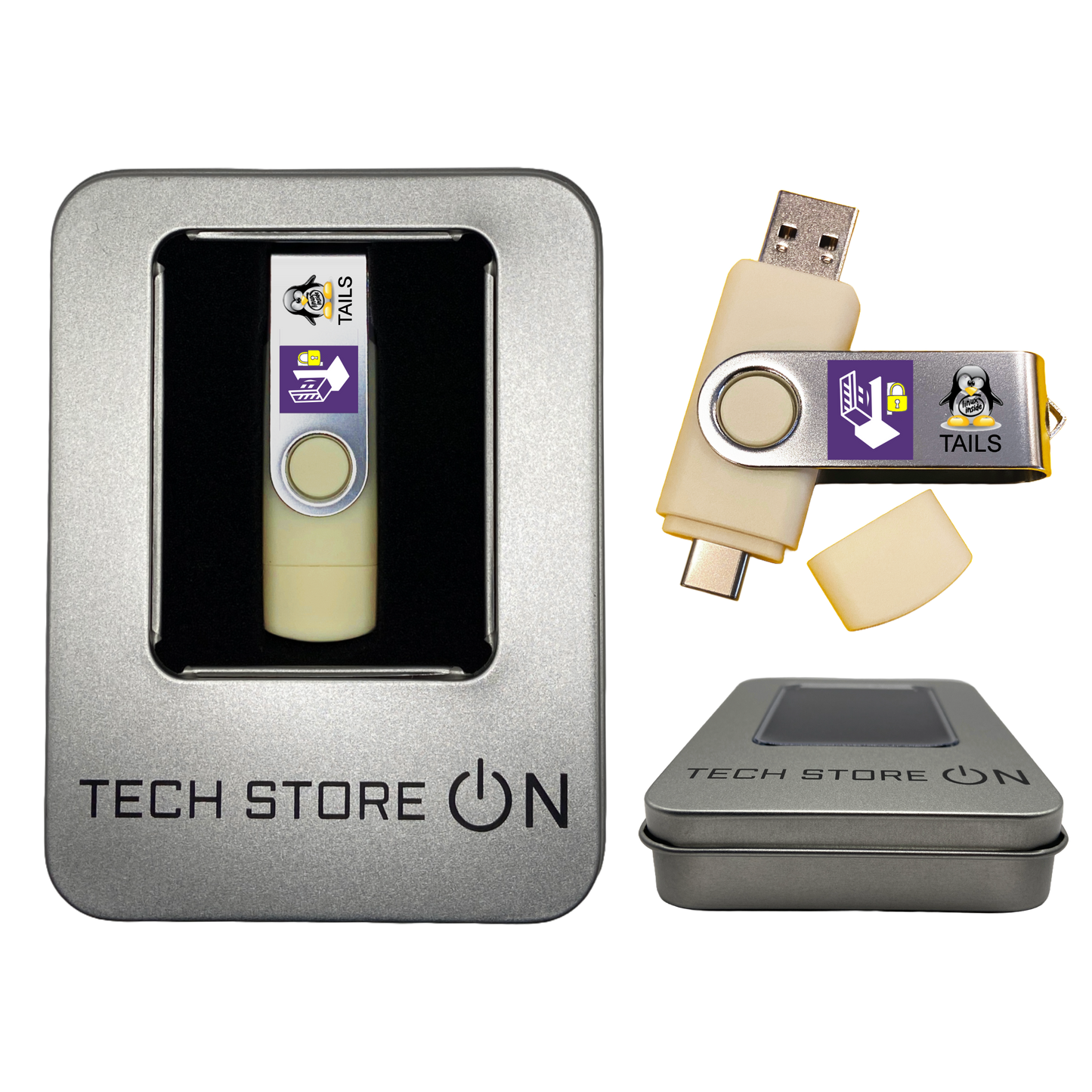 Linux Tails Bootable USB [8-32GB] – Anonymous Internet Access & Privacy-Focused Operating System