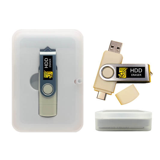 Hard Drive Eraser Bootable USB [2GB] – Secure Disk Wipe Utility (DoD Standard)