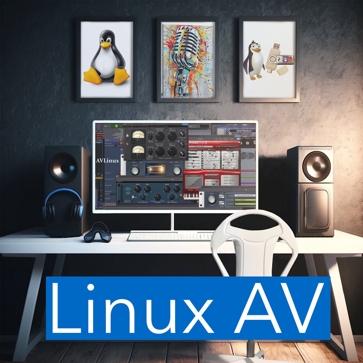 Linux 8-in-1 Multi-Boot USB [32GB] – Best Linux OS Collection for PC