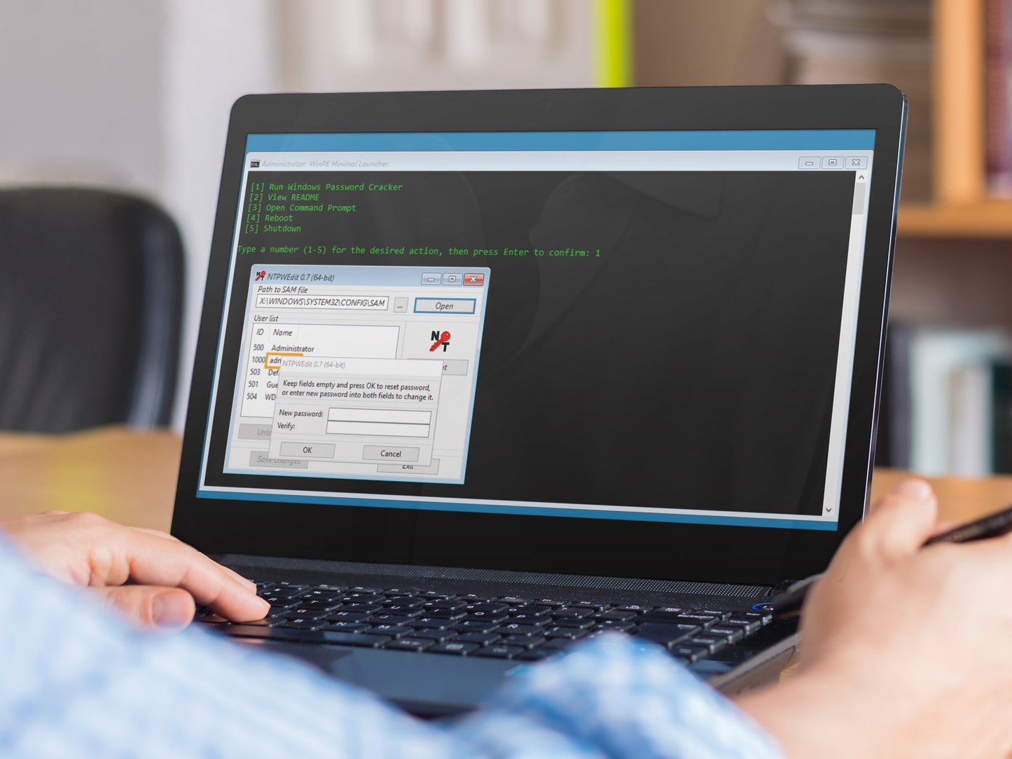 Windows & Linux Password Reset USB [8GB] – Bootable System Access & Recovery Tool