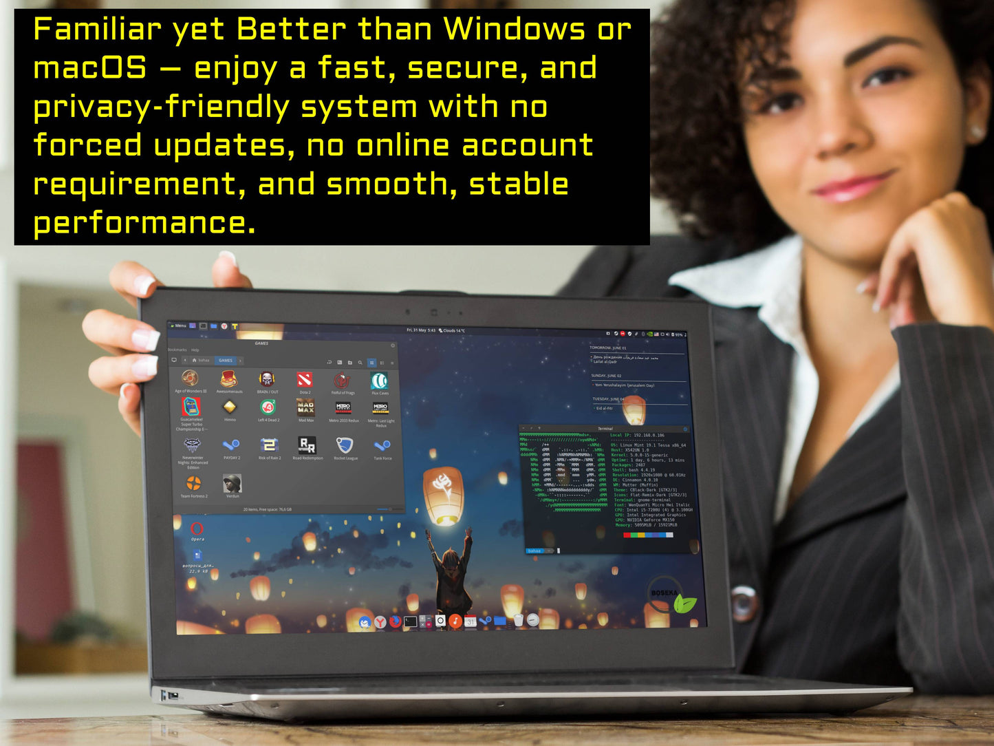 Linux Mint Cinnamon Bootable USB [8GB] – Fast & Secure Operating System for PC