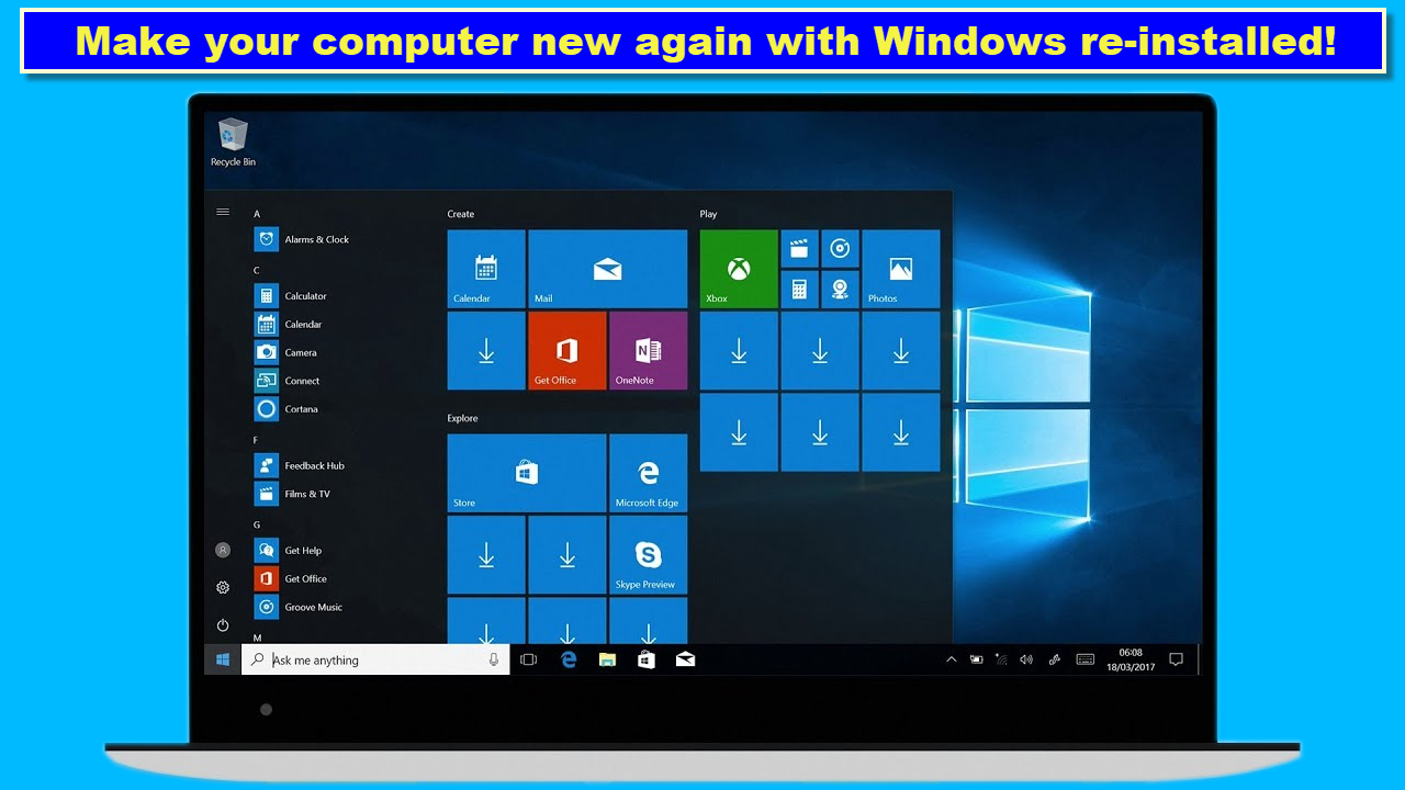 Windows Repair Reinstall Recovery Bootable Live USB