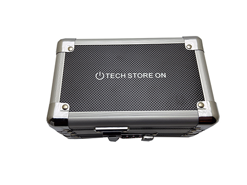 Memory Drive Organizer USB Storage Box - Aluminum - 12 slots