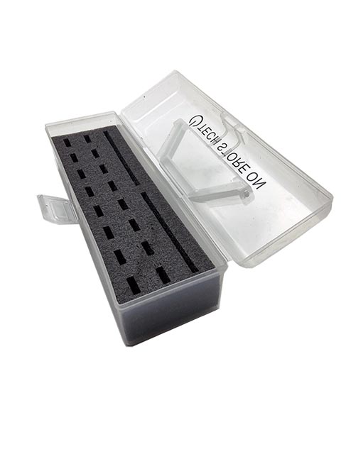 Memory Drive Organizer USB Storage Box - Plastic - 16 + 2 slots
