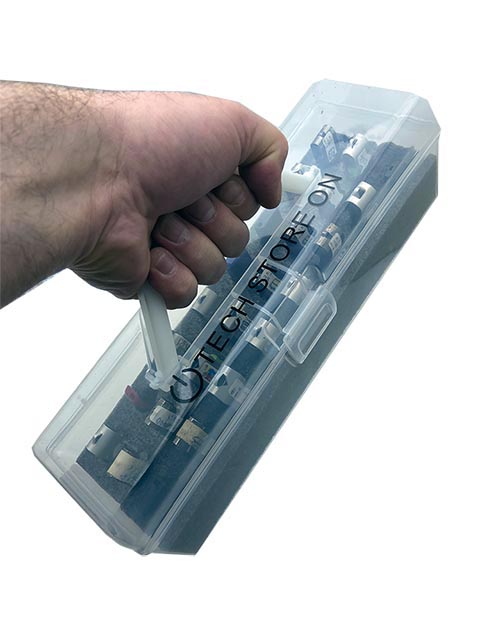 Memory Drive Organizer USB Storage Box - Plastic - 24 slots